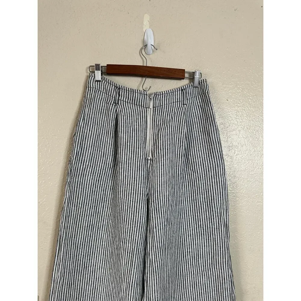 Reformation Nico Linen Pant Relaxed Fit Womans 8 NWOT